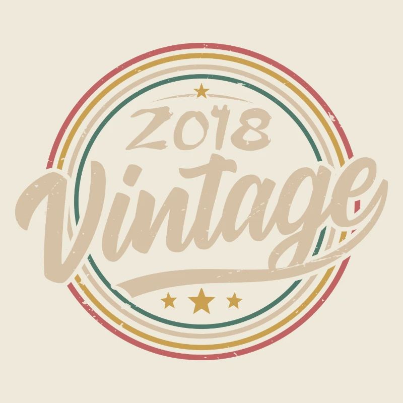 2018 Vintage 2018 Birthday Gift - Retro Style 2018