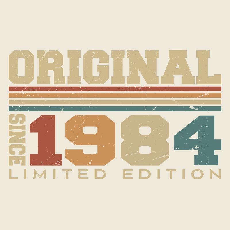 Original 1984 Rétro Cadeau 40e Anniversaire 1984