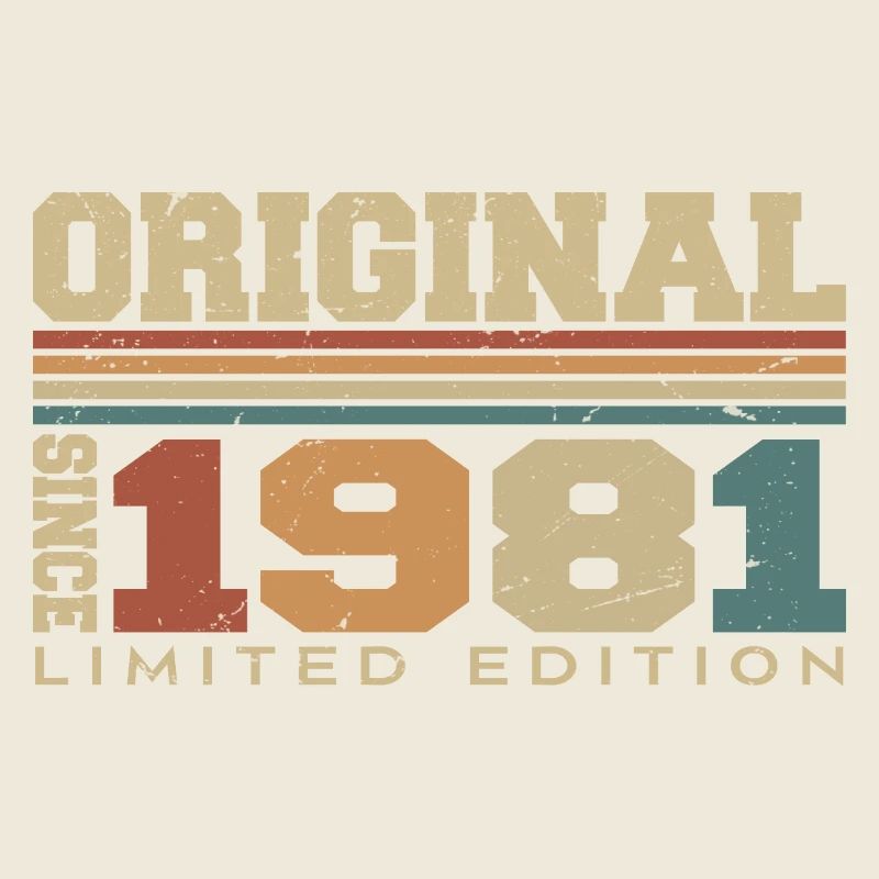 Original 1981 Retro Gift 43rd Anniversary 1981