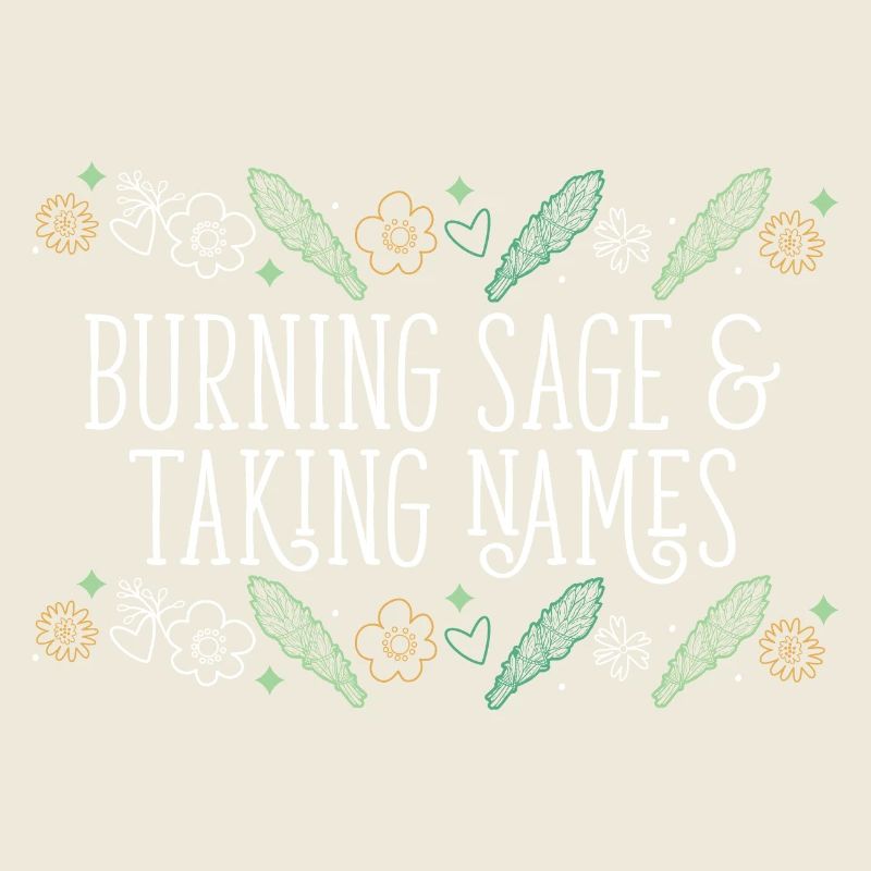 Burning Sage & Taking Names Smudge Sticks