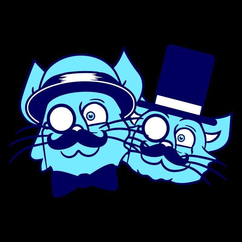 2 Sir Cats Mr. Cylinder Deux Monocle Team Rich