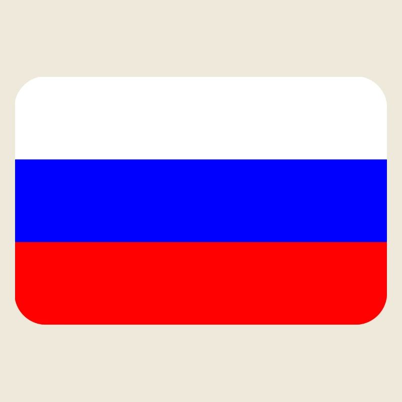 RUSSIA FLAG round corner 400 dpi