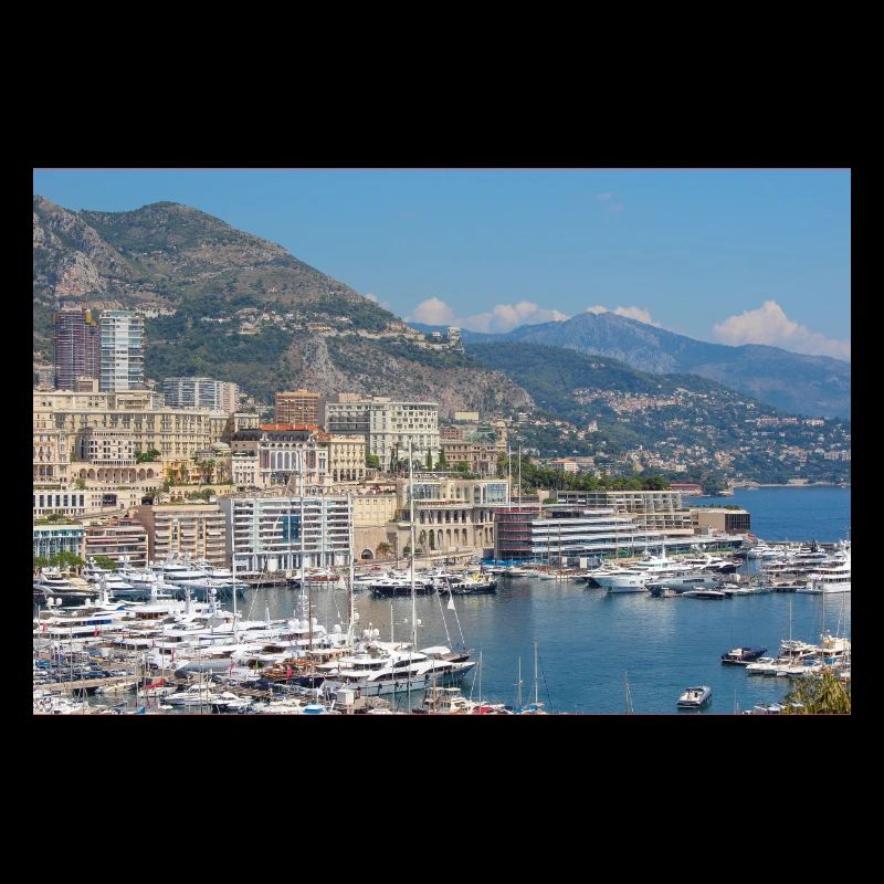Monaco Stadthafen Küste
