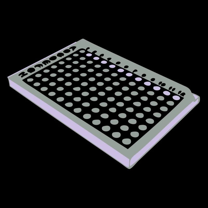 96 Well Plate / 96 perforated plate