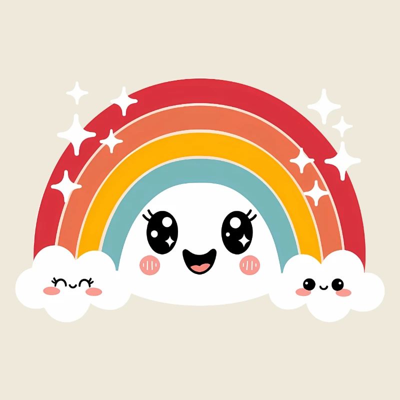 Kawaii Cute Rainbow