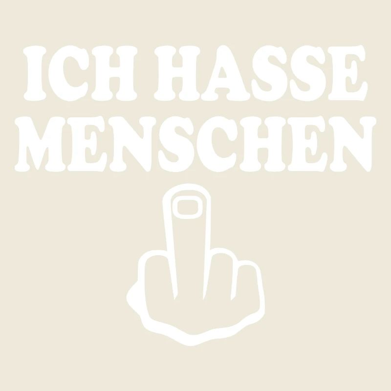 Ich hasse menschen Mittelfinger