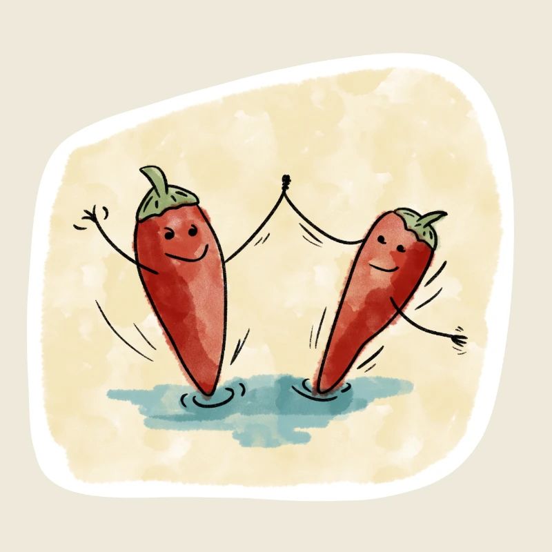 Chili Peppers Danse Tango