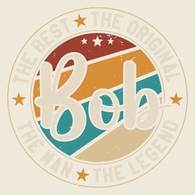 BOB First Name Retro Bob Funny Christmas Joke Bob