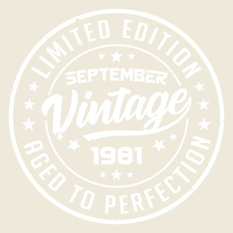 September 1981 Geburtstagsgeschenk September 1981