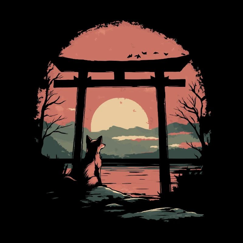 Fox Torii Gate Japan
