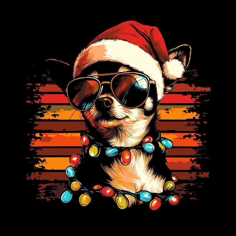 Fête de Noël Chihuahua