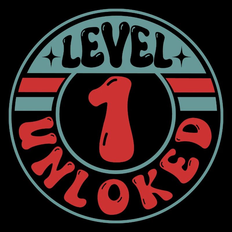 Level 1 Unlocked – Cooles Gamer Design