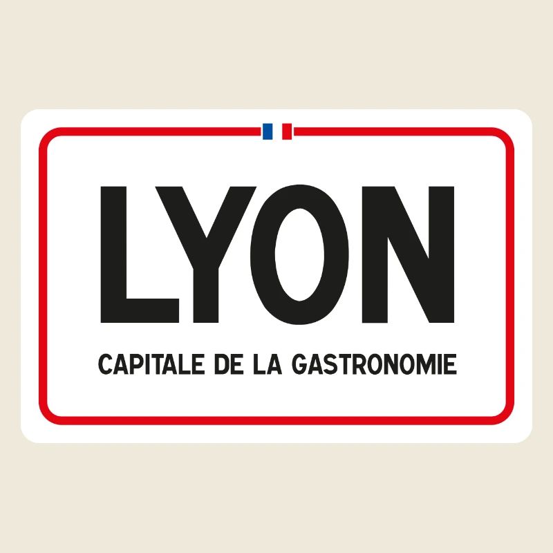 Ortsschild von Lyon
