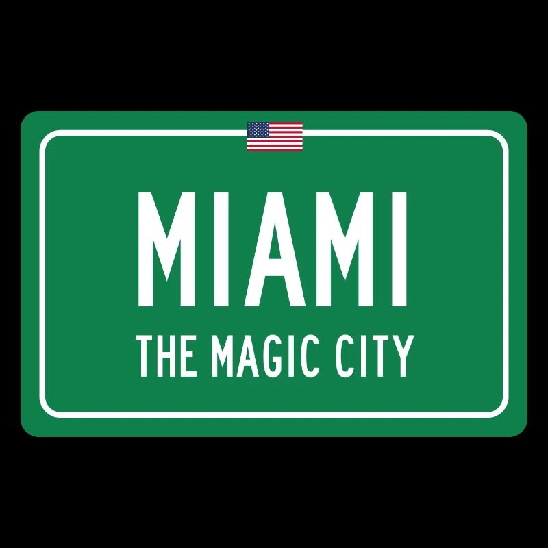 Signe de nom de lieu de Miami