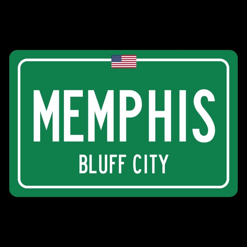 Memphis town sign