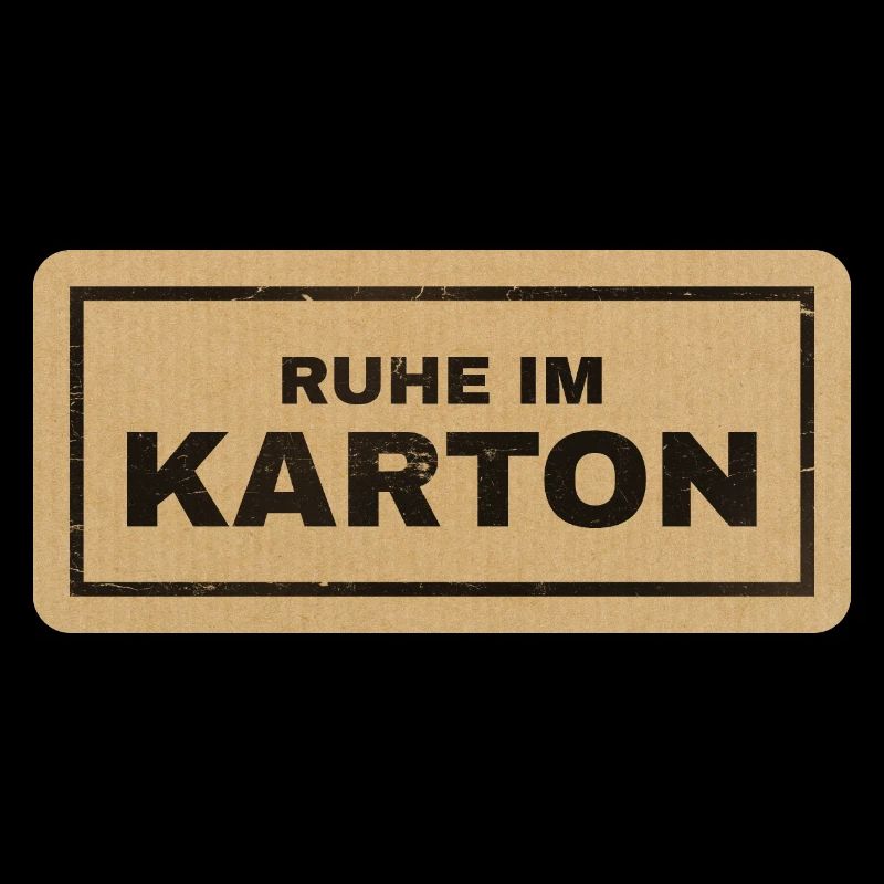 Ruhe im Karton