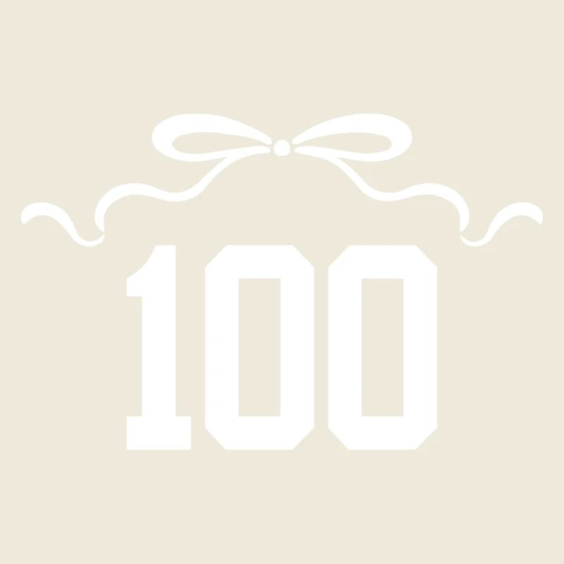 Numéro 100 noeud - 100e anniversaire