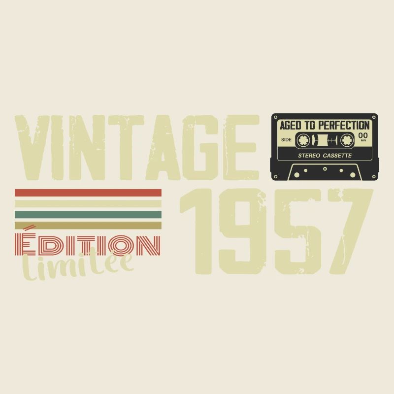 1957 Vintage Retro 1957 Geburtstagsgeschenk
