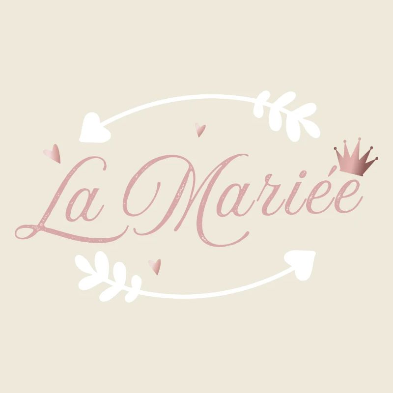 la mariée rose flèche