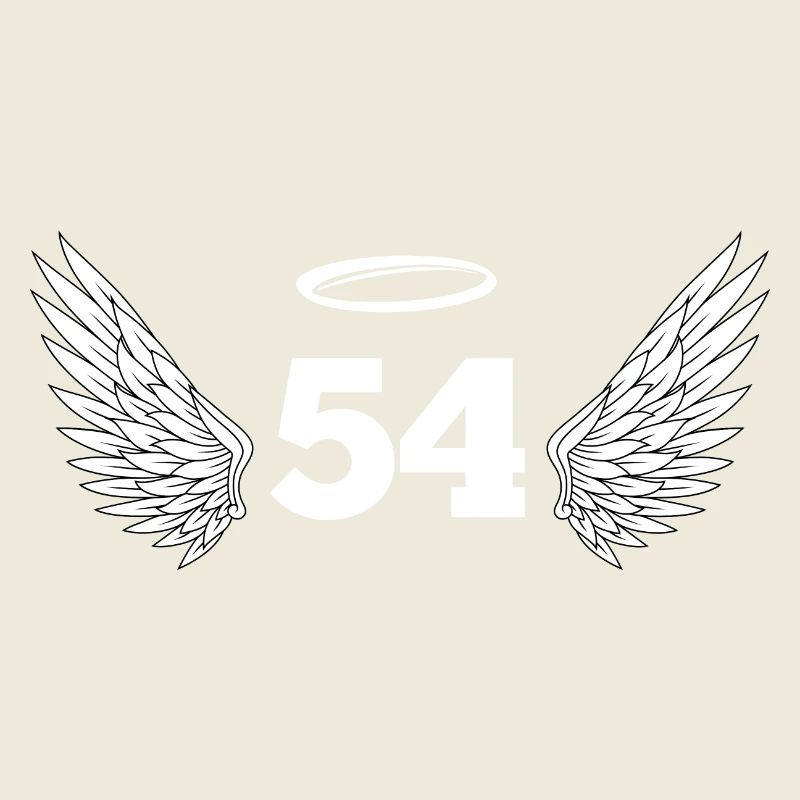 Numéro 54 ange - 54e anniversaire ailes