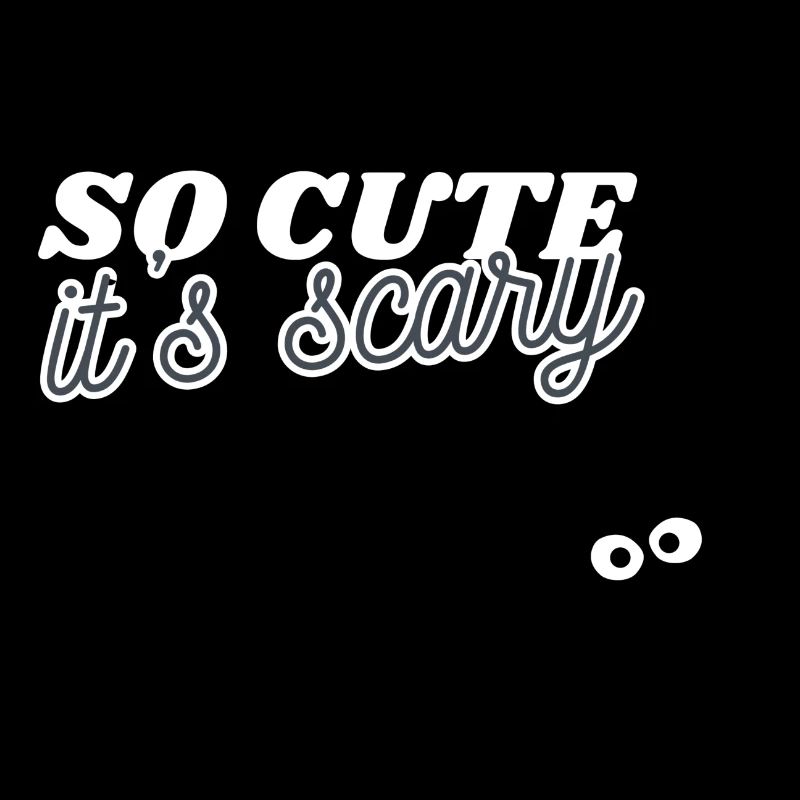 Tellement mignon que c’est effrayant Bébé Halloween Dicton