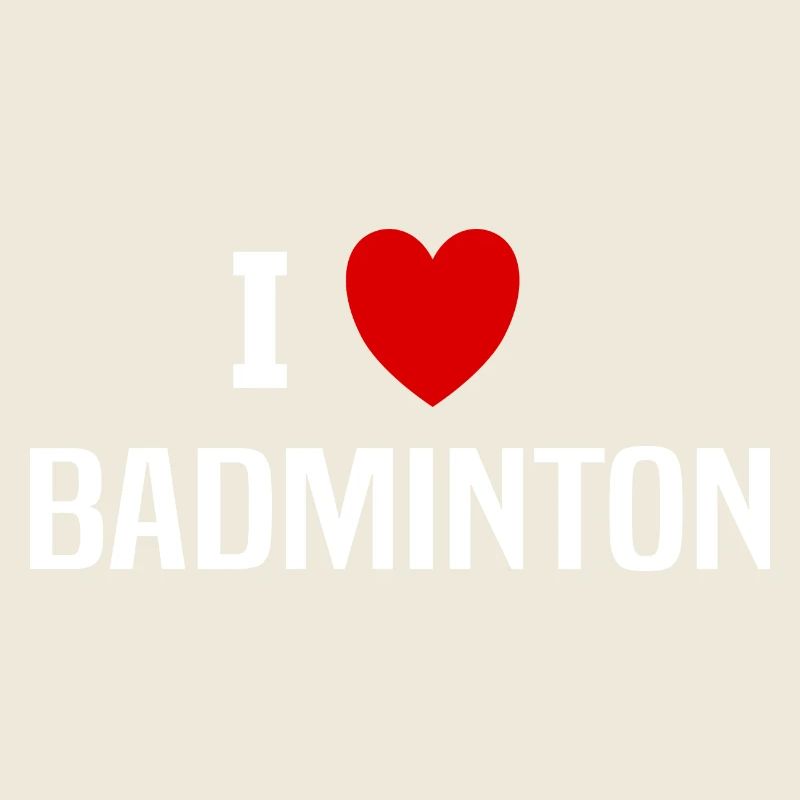Ich liebe Badminton