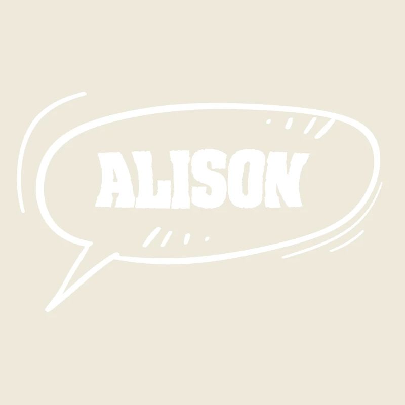 Alison comme prénom