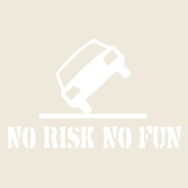 No Risk No Fun Lustig Geschenk Auto Tuning
