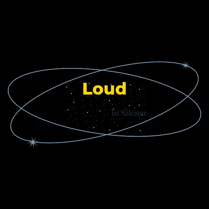 Loud in Silence helles Shirt