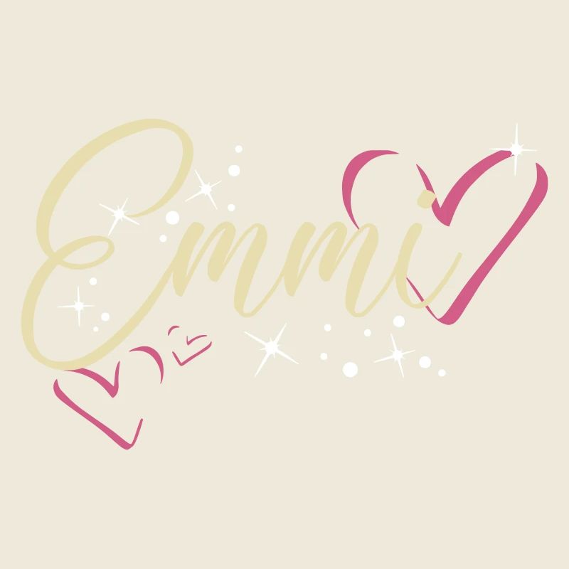 Emmi Name Vorname Kalligrafieherz