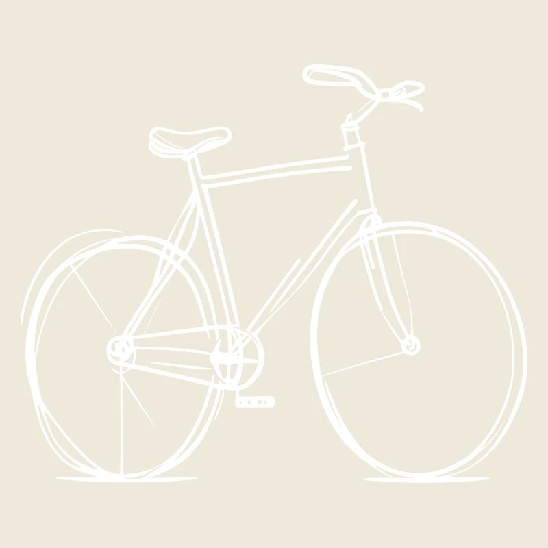 Bicycle line drawing