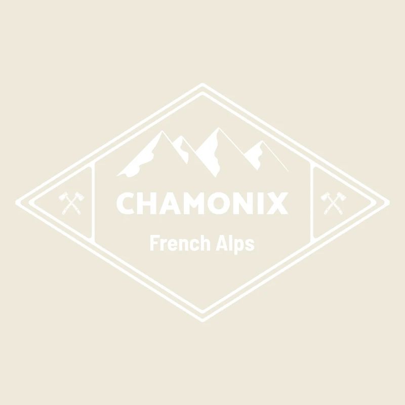 losange blanc Chamonix