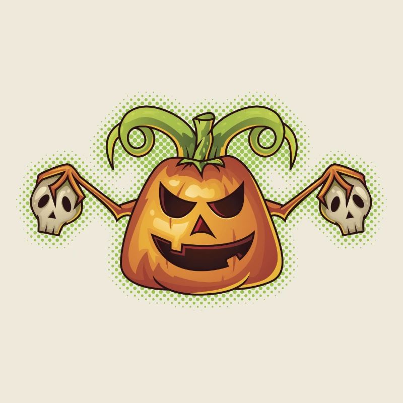 Halloween Evil Scary Pumpkin