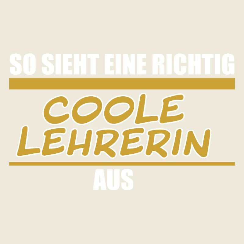 so sieht eine richtig coole Lehrerin aus white