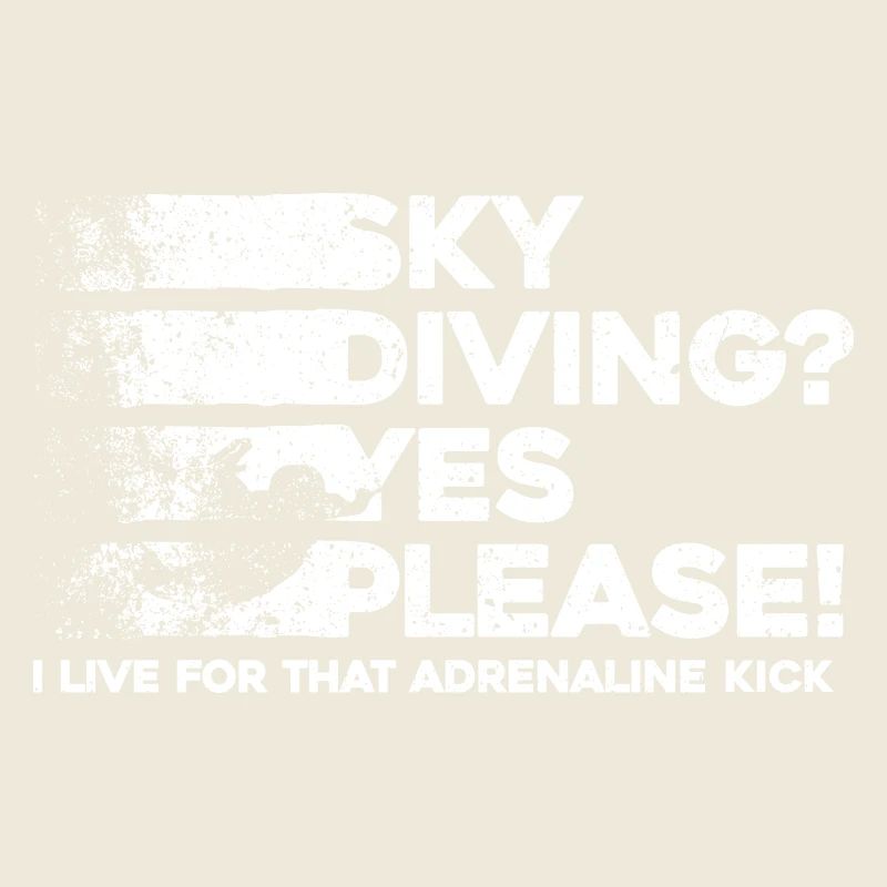 Sky Dive Fever Design. Perfektes Adrenalin-Geschenk