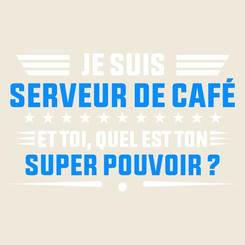 je suis Serveur de Café idée cadeau