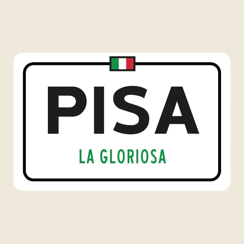 Ortsschild von Pisa