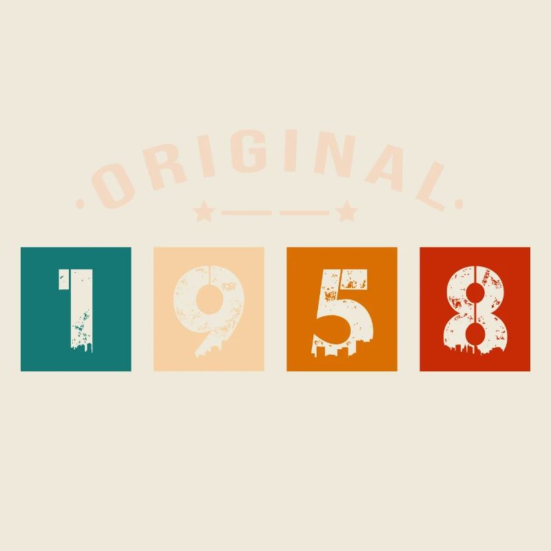 Original 1958 Vintage - 195 Birthday Present