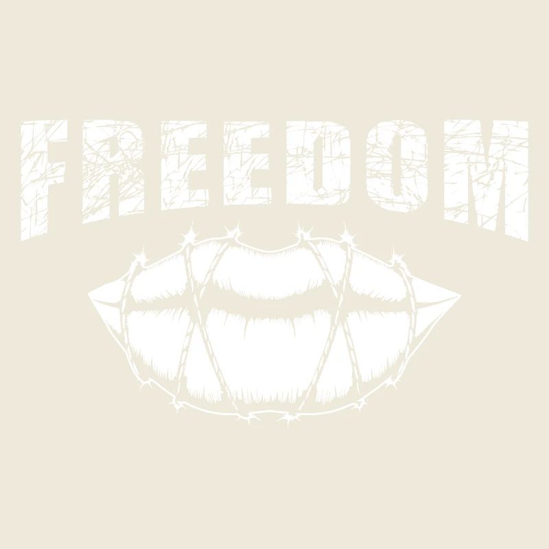 Freedom Freedom - Lips in Barbed Wire