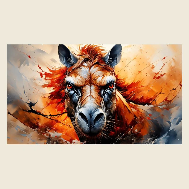 Animaux mignons - cheval