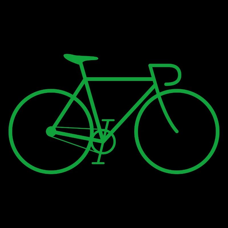 Vélo fixie vert