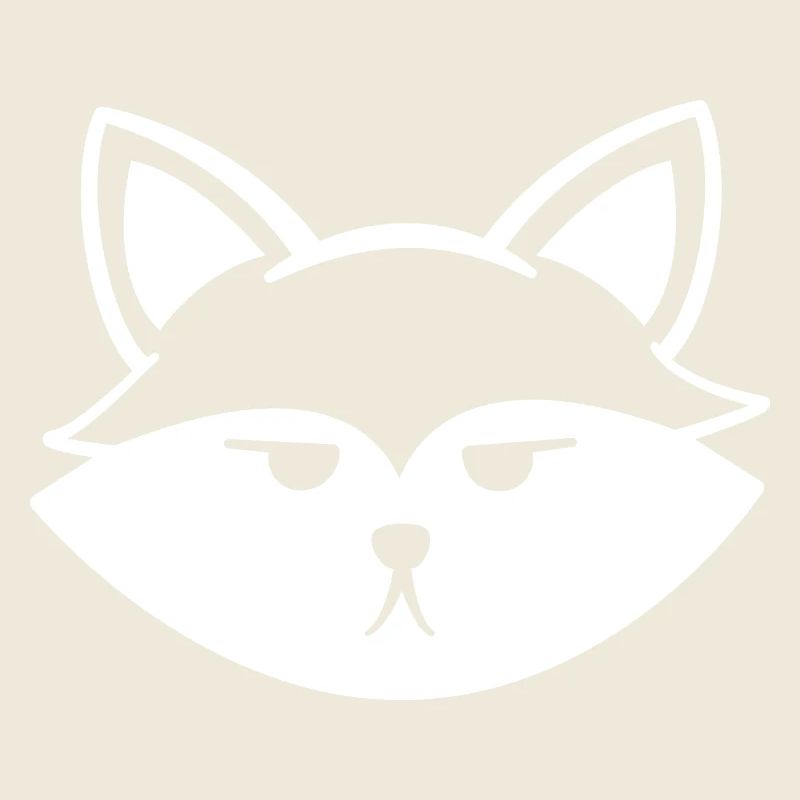 Grimmiger niedlicher Fuchs