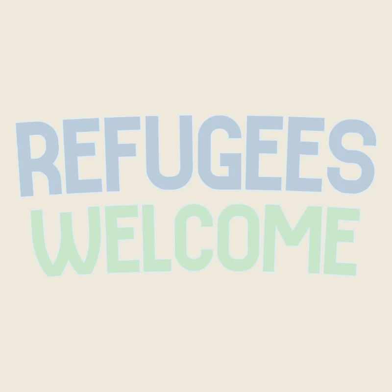 Refugees welcome retro