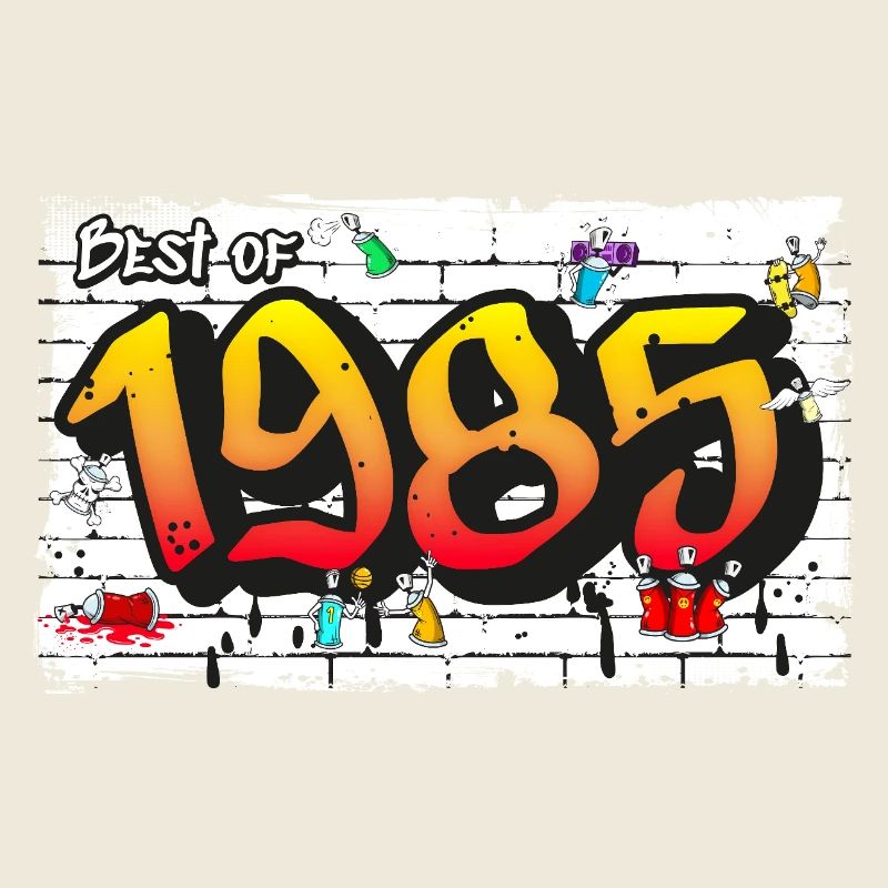 Le meilleur des graffitis de 1985 – 40 ans de nostalgie du néon