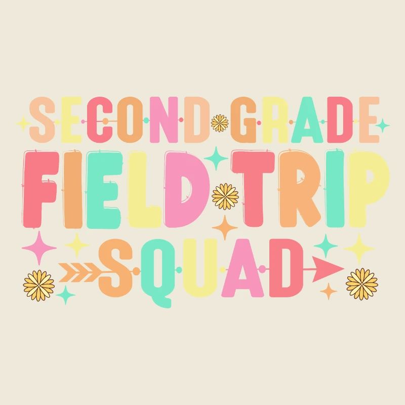 2nd Second Grade Field Trip Squad Matching