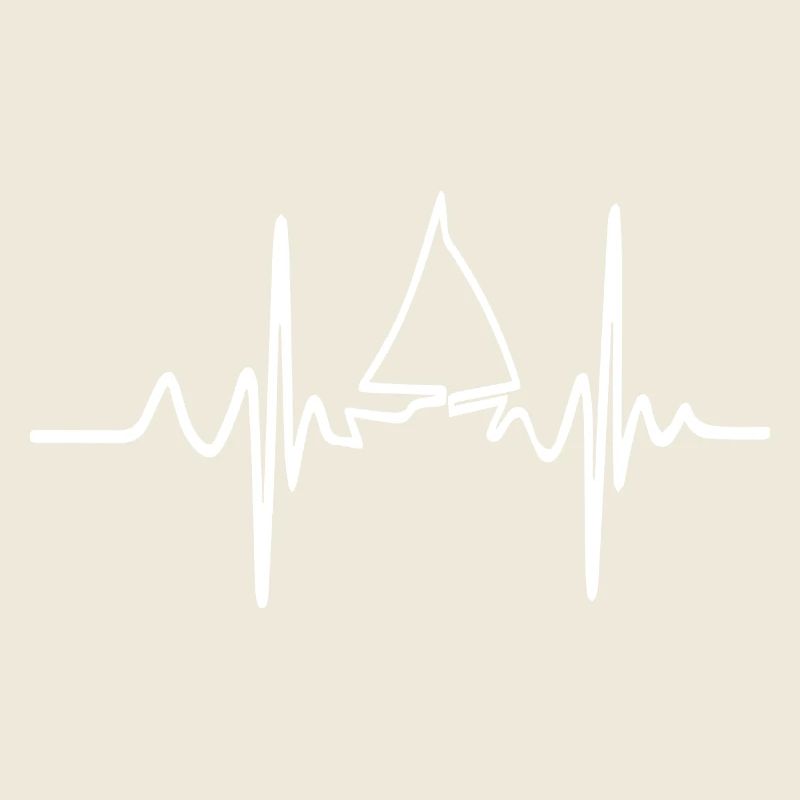 Segelboot Heartbeat Segelboot Segelboot