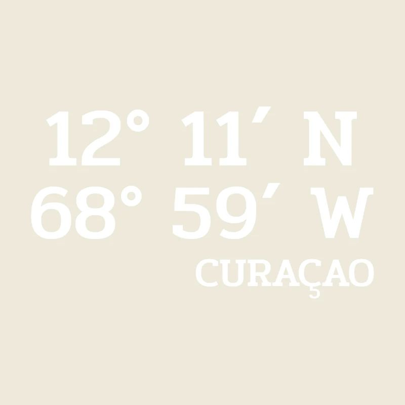 Curacao Coordinates - Koordinaten - Karibik