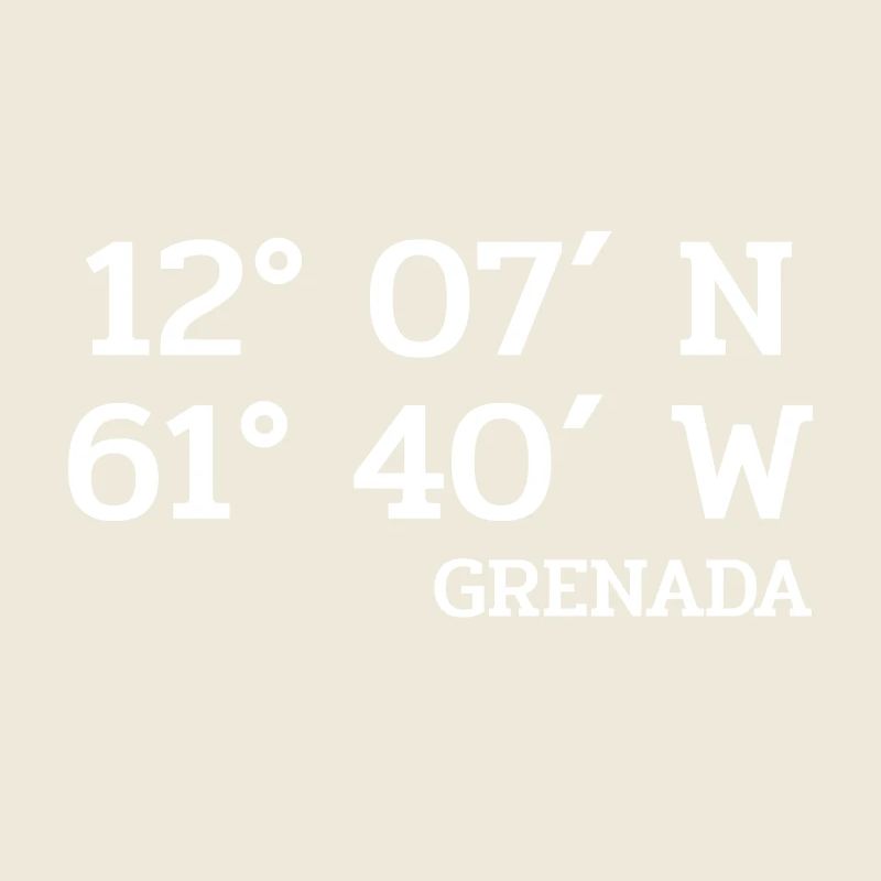 Grenada Coordinates - Koordinaten - Karibik