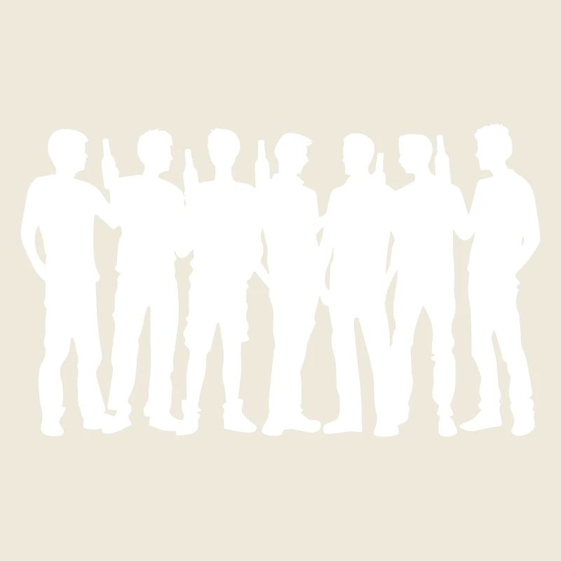 Party Gruppe Silhouette