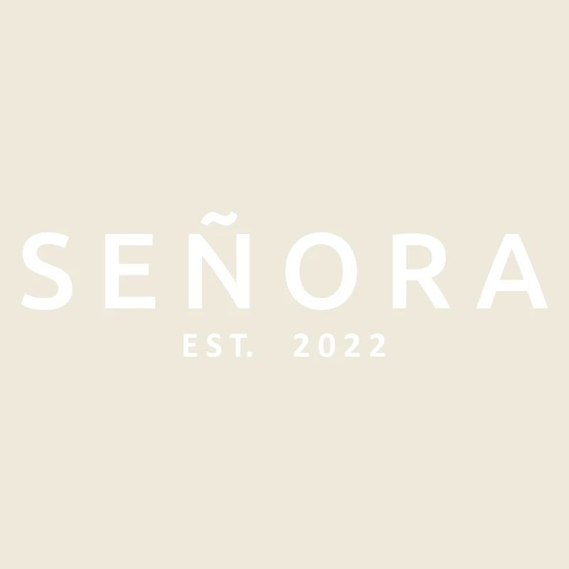 Señora Est. 2022 Mariage avec douche nuptiale
